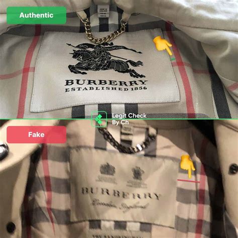 how to identify burberry coat.